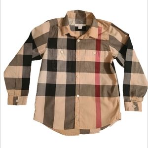 Boys Burberry Shirt